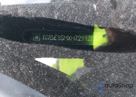 2017 Chevrolet Cruze Lt Auto z USA, uszkodzony, nr VIN 1G1BE5SMXH7259212